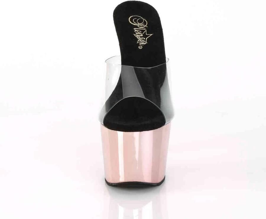 Pleaser ADORE-701 Muiltjes Paaldans schoenen 44 Shoes Roze Goudkleurig