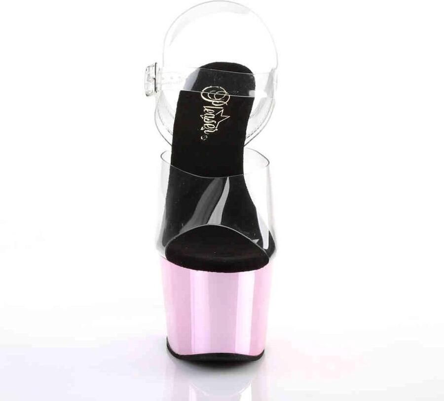 Pleaser ADORE-708 Sandaal met enkelband Paaldans schoenen Paaldans schoenen 36 Shoes Zwart Paars