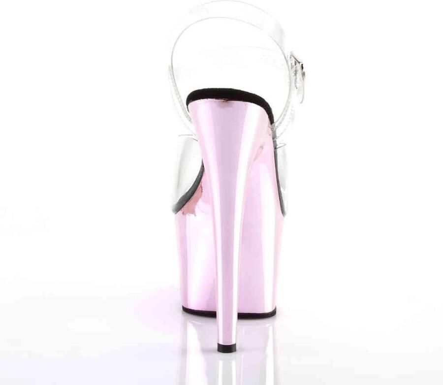 Pleaser ADORE-708 Sandaal met enkelband Paaldans schoenen Paaldans schoenen 36 Shoes Zwart Paars - Foto 7