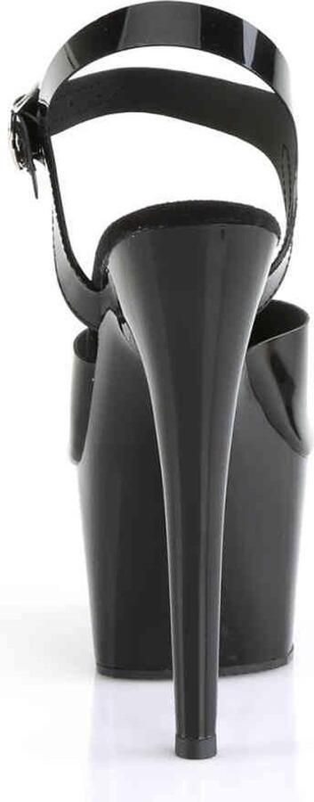 Pleaser Sandaal met enkelband Paaldans schoenen 42 Shoes ADORE 708N Paaldans schoenen Zwart - Foto 5