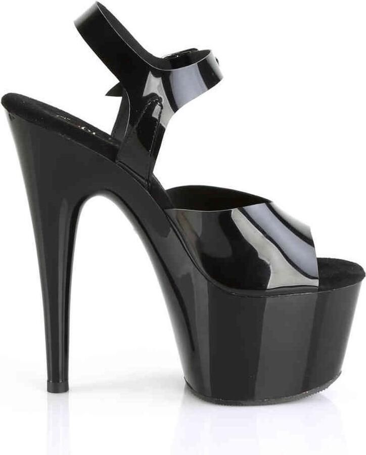Pleaser Sandaal met enkelband Paaldans schoenen 42 Shoes ADORE 708N Paaldans schoenen Zwart - Foto 3