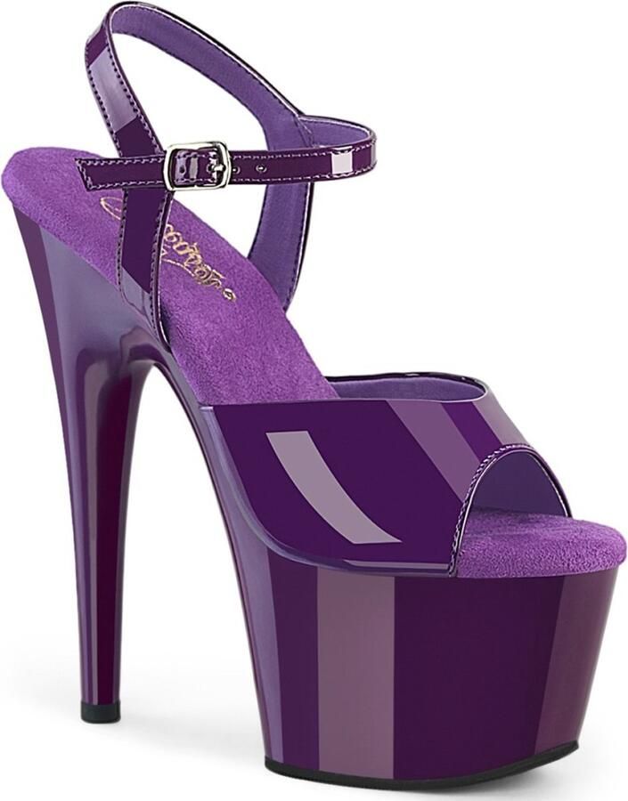 Pleaser ADORE-709 Sandaal met enkelband 39 Shoes Paars