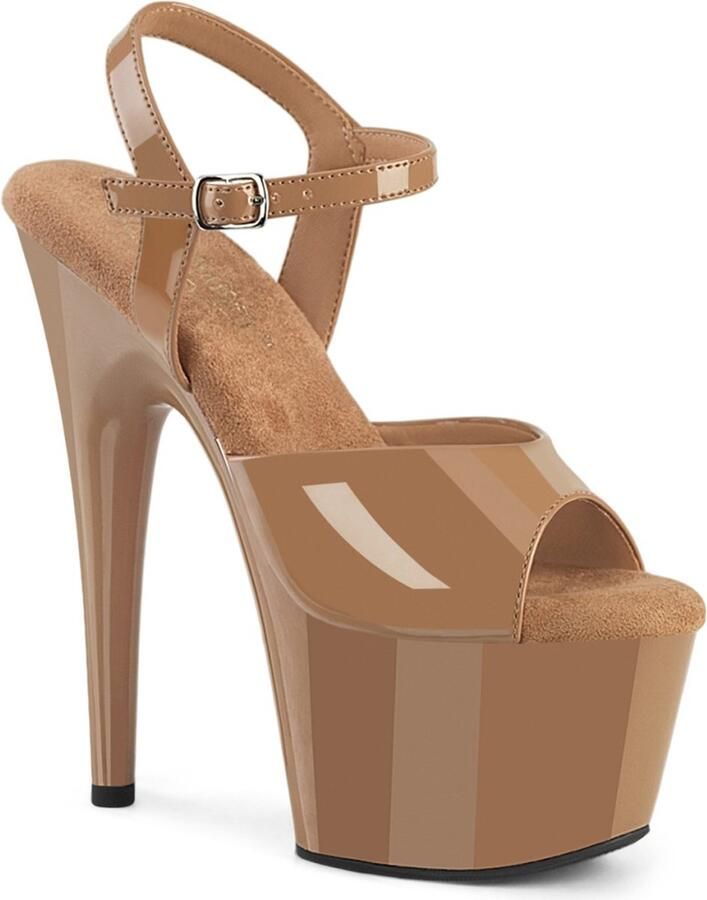 Pleaser ADORE-709 Sandaal met enkelband 39 Shoes Bruin