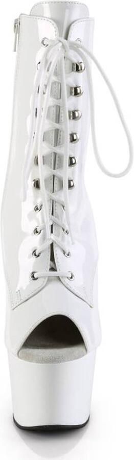 Pleaser ADORE-1021 Plateau Laarzen Paaldans schoenen 35 Shoes Wit - Foto 5