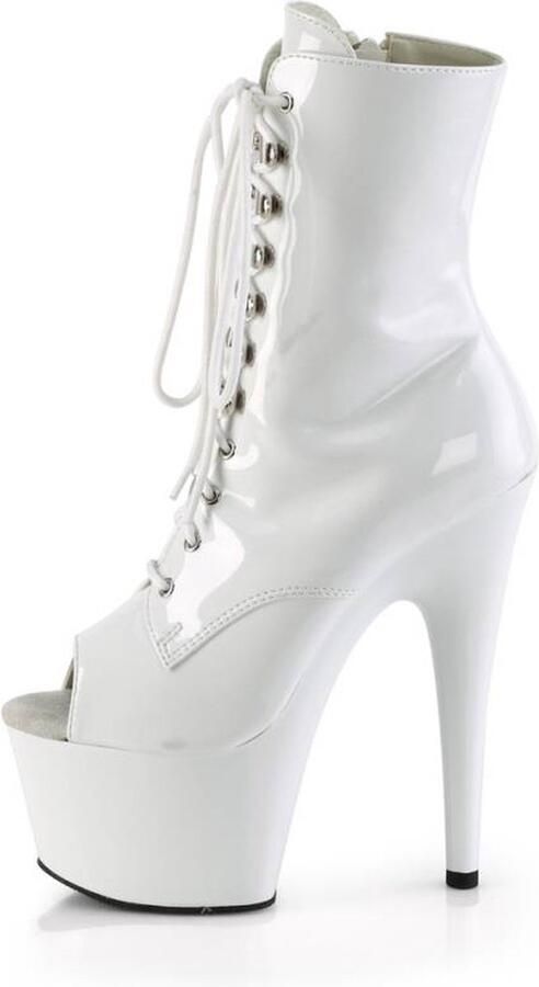 Pleaser ADORE-1021 Plateau Laarzen Paaldans schoenen 35 Shoes Wit - Foto 2