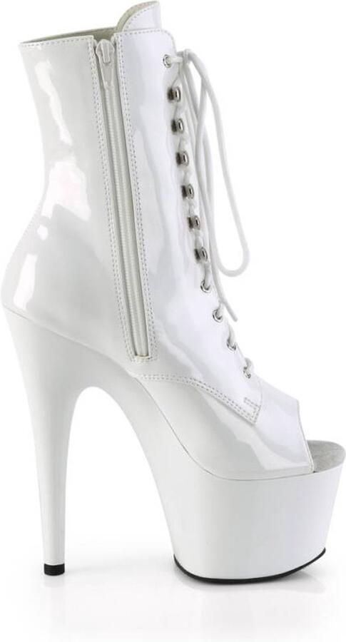 Pleaser ADORE-1021 Plateau Laarzen Paaldans schoenen 35 Shoes Wit - Foto 3