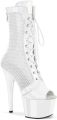 Pleaser ADORE1048RSNT Plateau Laarzen 35 Shoes Wit - Wit