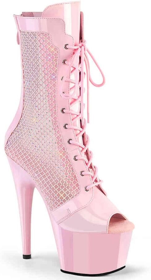 Pleaser ADORE1048RSNT Plateau Laarzen 40 Shoes Roze