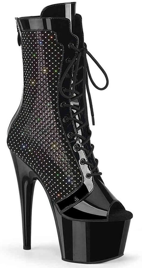 Pleaser ADORE1048RSNT Plateau Laarzen 35 Shoes Zwart