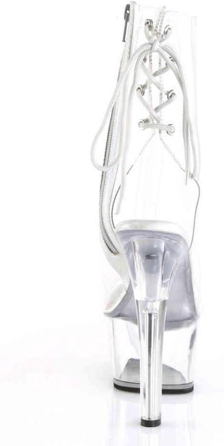 Pleaser Plateau Laarzen Paaldans schoenen 38 Shoes ASPIRE 1018C Paaldans schoenen Transparant - Foto 4