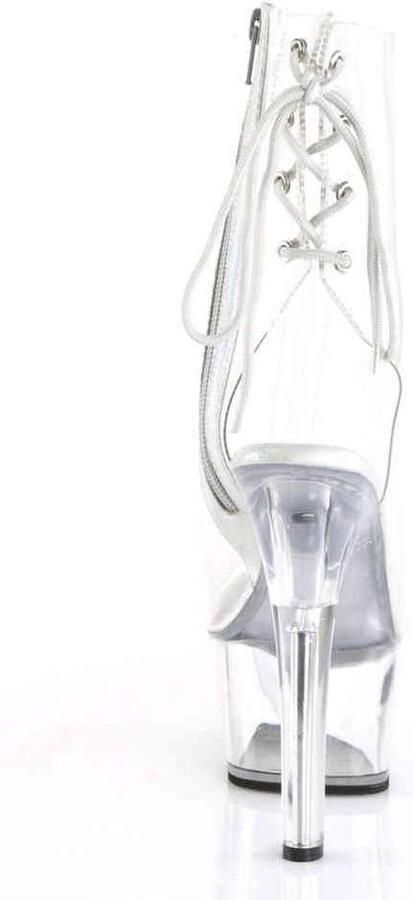 Pleaser Plateau Laarzen Paaldans schoenen 38 Shoes ASPIRE 1018C Paaldans schoenen Transparant - Foto 5