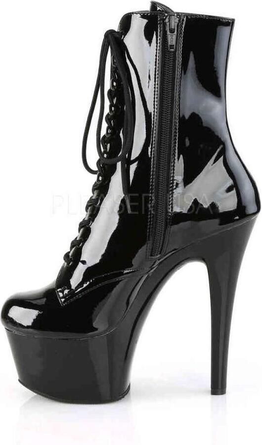 Pleaser Plateau Laarzen Paaldans schoenen 42 Shoes ASPIRE 1020 Paaldans schoenen Zwart
