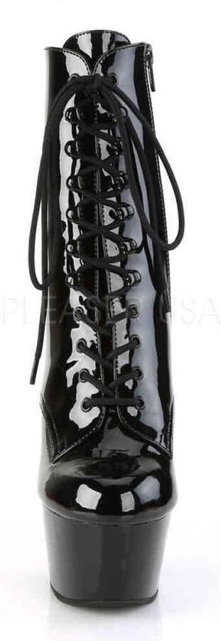 Pleaser Plateau Laarzen Paaldans schoenen 41 Shoes ASPIRE 1020 Paaldans schoenen Zwart - Foto 2