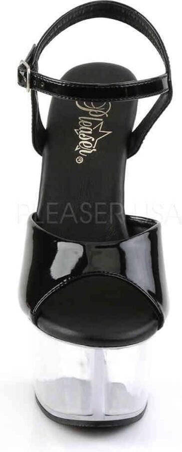 Pleaser ASPIRE-609 Sandaal met enkelband Paaldans schoenen Paaldans schoenen 37 Shoes Zwart Transparant - Foto 2