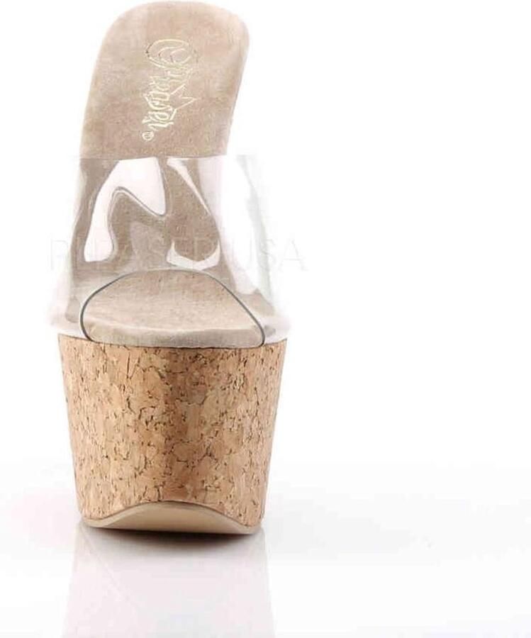 Pleaser BEAU-601 Sleehakken 39 Shoes Bruin Transparant - Foto 2