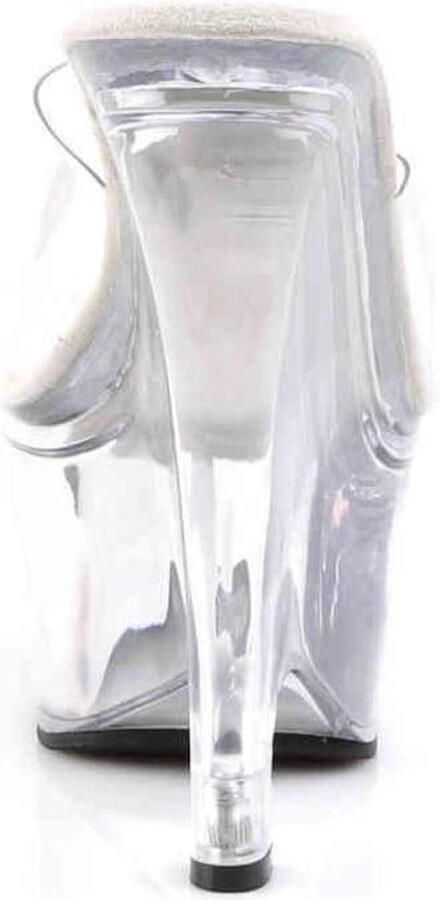 Pleaser Sleehakken 37 Shoes BEAU 601 Transparant Wit - Foto 3