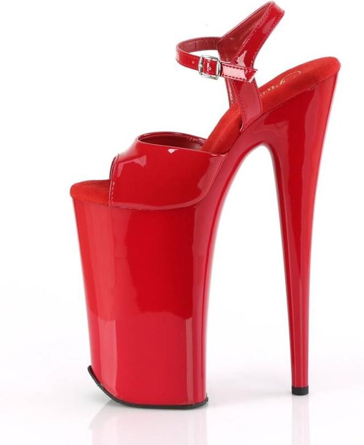 Pleaser Sandaal met enkelband Paaldans schoenen 39 Shoes BEYOND 009 Rood