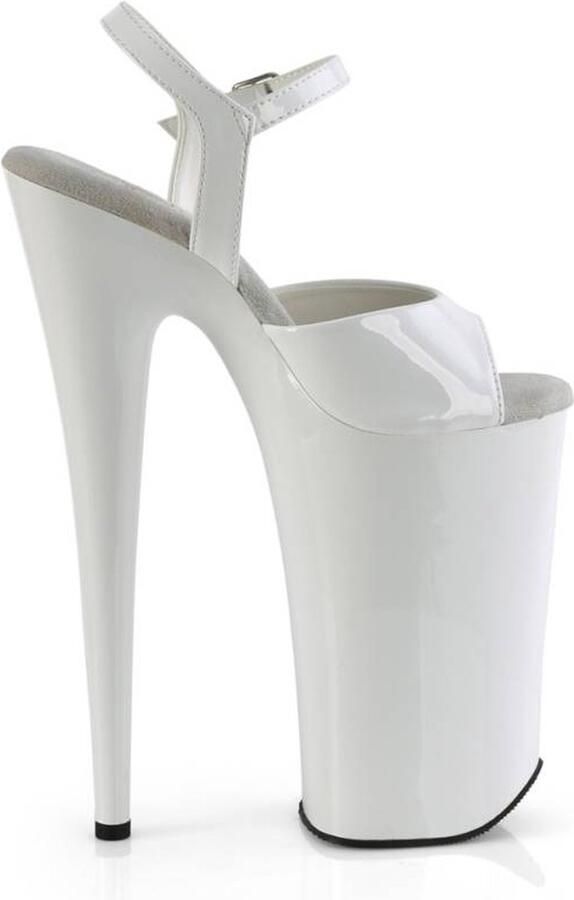 Pleaser Sandaal met enkelband Paaldans schoenen 39 Shoes BEYOND 009 Wit