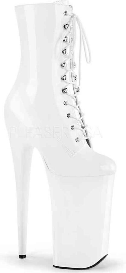 Pleaser Plateau Laarzen Paaldans schoenen 35 Shoes BEYOND 1020 Paaldans schoenen Wit
