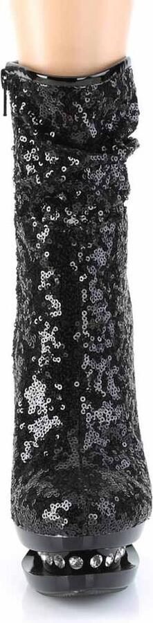 Pleaser Plateau Laarzen Paaldans schoenen 38 Shoes BLONDIE R 1009 Paaldans schoenen Zwart - Foto 2