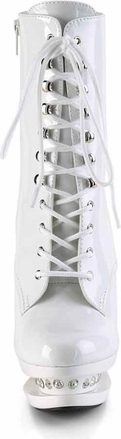 Pleaser Plateau Laarzen Paaldans schoenen 41 Shoes BLONDIE R 1020 Paaldans schoenen Wit - Foto 2