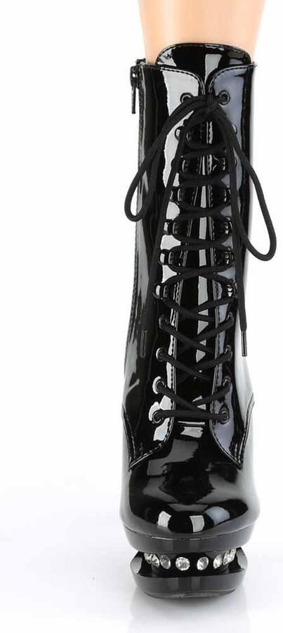 Pleaser Plateau Laarzen Paaldans schoenen 38 Shoes BLONDIE R 1020 Paaldans schoenen Zwart - Foto 2