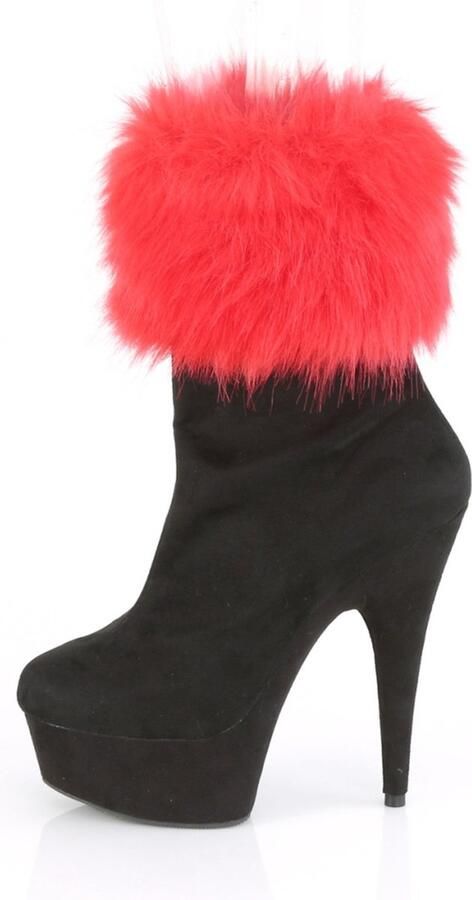 Pleaser Plateau Laarzen 35 Shoes DELIGHT 1000 Zwart Roze