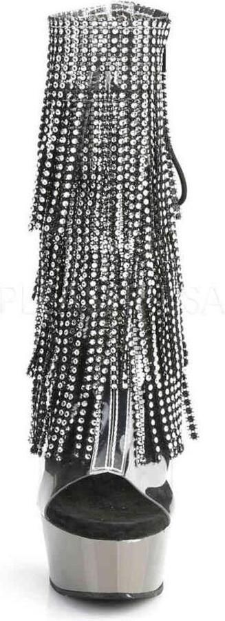 Pleaser Plateau Laarzen 38 Shoes DELIGHT 1017RSF Zilverkleurig Zilverkleurig - Foto 2