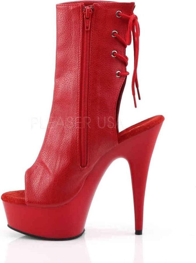 Pleaser Plateau Laarzen 38 Shoes DELIGHT 1018 Rood - Foto 2