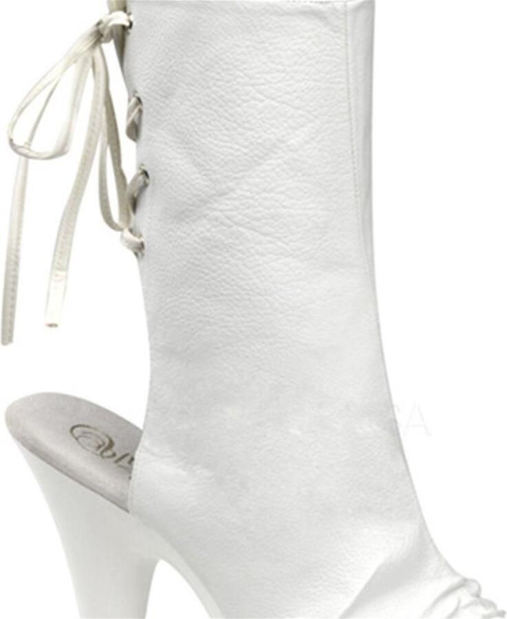 Pleaser Plateau Laarzen 37 Shoes DELIGHT 1018 Wit