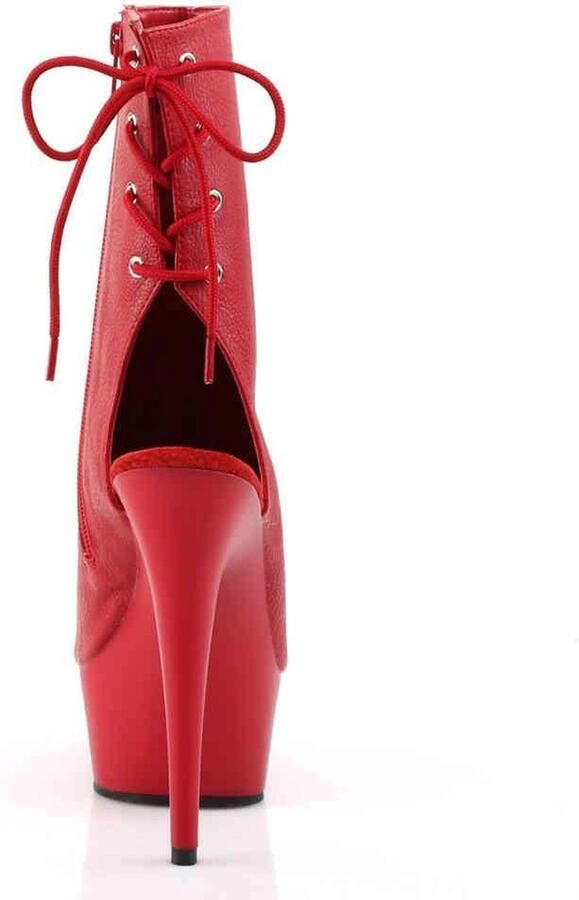 Pleaser Plateau Laarzen 38 Shoes DELIGHT 1018 Rood - Foto 4