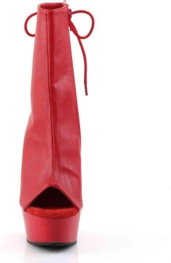 Pleaser Plateau Laarzen 38 Shoes DELIGHT 1018 Rood - Foto 3