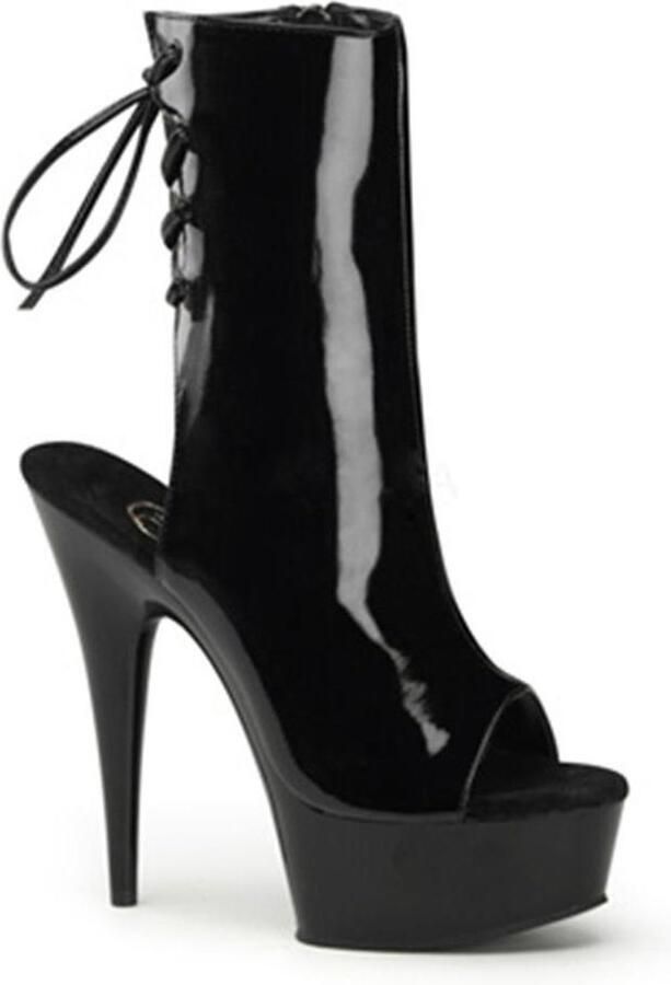 Pleaser Plateau Laarzen 38 Shoes DELIGHT 1018 Zwart - Foto 3
