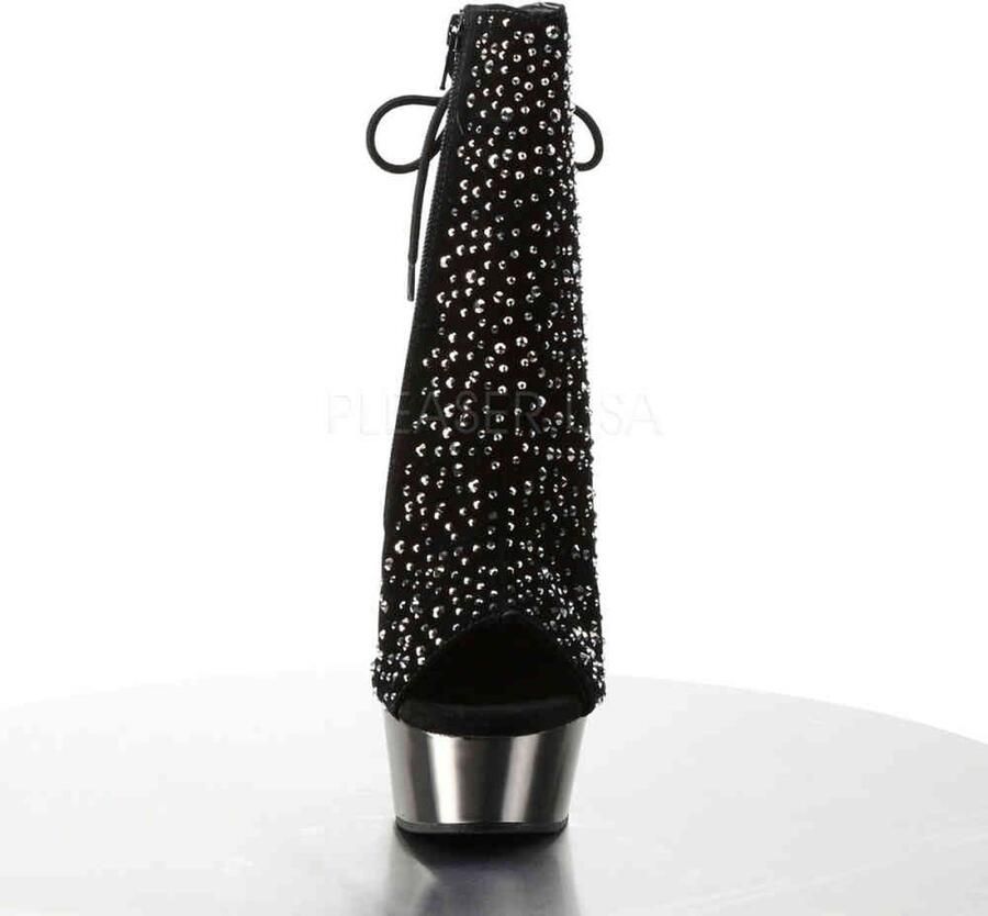 Pleaser DELIGHT-1018RS Plateau Laarzen 44 Shoes Zwart - Foto 2