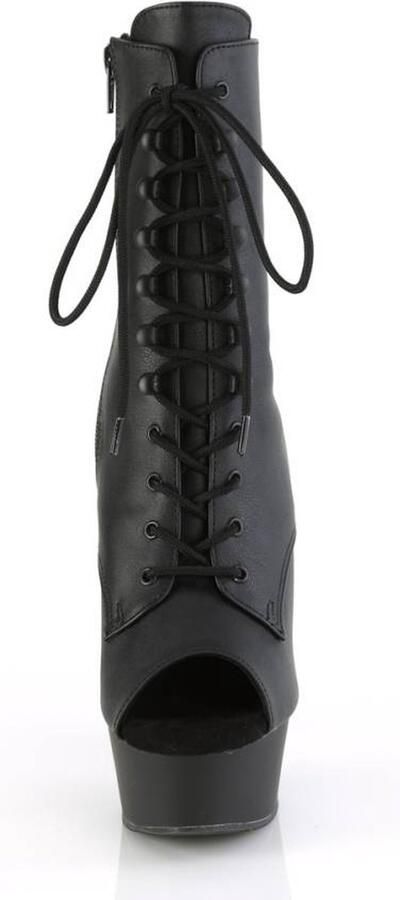 Pleaser DELIGHT-1021 Plateau Laarzen 35 Shoes Zwart - Foto 3