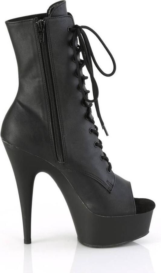 Pleaser DELIGHT-1021 Plateau Laarzen 35 Shoes Zwart - Foto 2