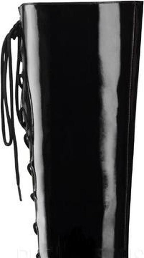 Pleaser Plateau Laarzen 41 Shoes DELIGHT 2018 Zwart - Foto 2