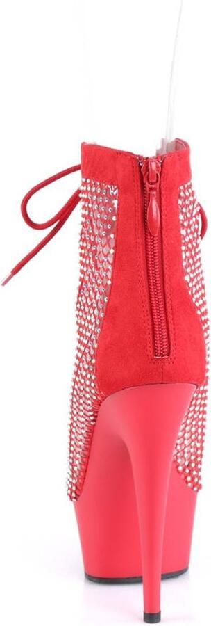Pleaser Plateau Laarzen 37 Shoes DELIGHT 600 33RM Rood - Foto 4