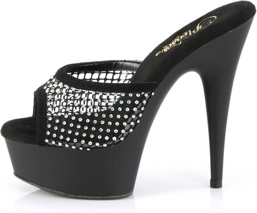 Pleaser Muiltjes met hak 39 Shoes DELIGHT 601 6RM Zwart
