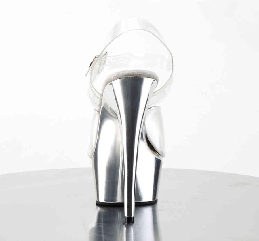 Pleaser Sandaal met enkelband 35 Shoes DELIGHT 608 Zwart - Foto 4