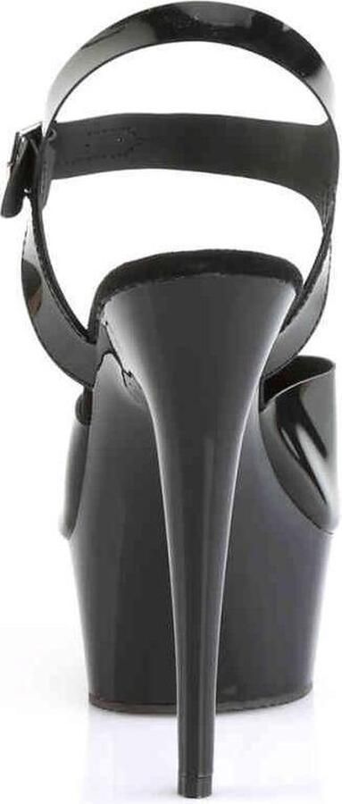 Pleaser Sandaal met enkelband 45 Shoes DELIGHT 608N Zwart - Foto 4