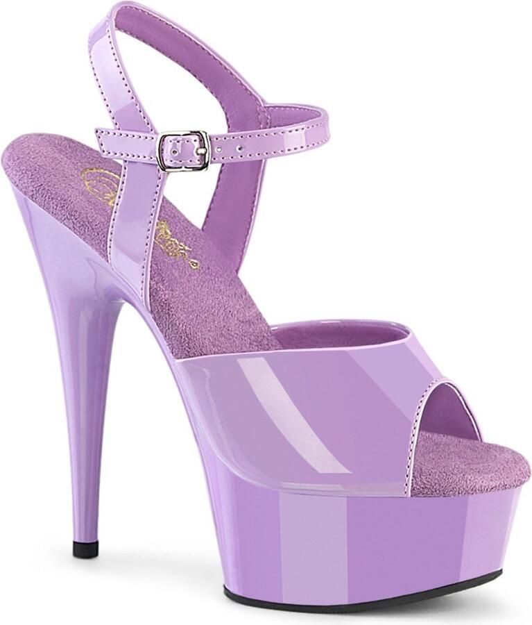 Pleaser DELIGHT-609 Sandaal met enkelband 36 Shoes Paars