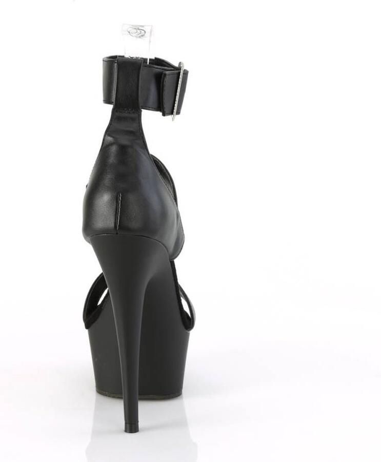 Pleaser DELIGHT-629 Sandaal met enkelband 38 Shoes Zwart - Foto 4
