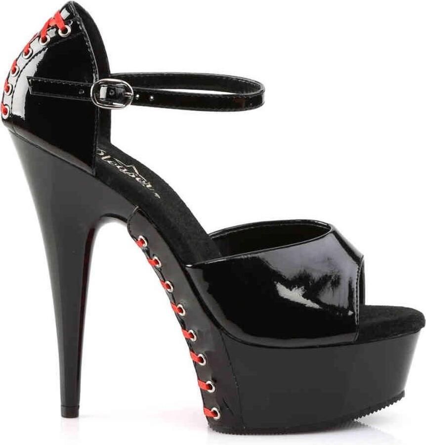 Pleaser Sandaal met enkelband 44 Shoes DELIGHT 660FH Zwart - Foto 3