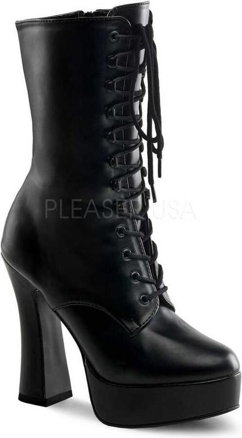 Pleaser ELECTRA-1020 Plateau Laarzen 38 Shoes Zwart