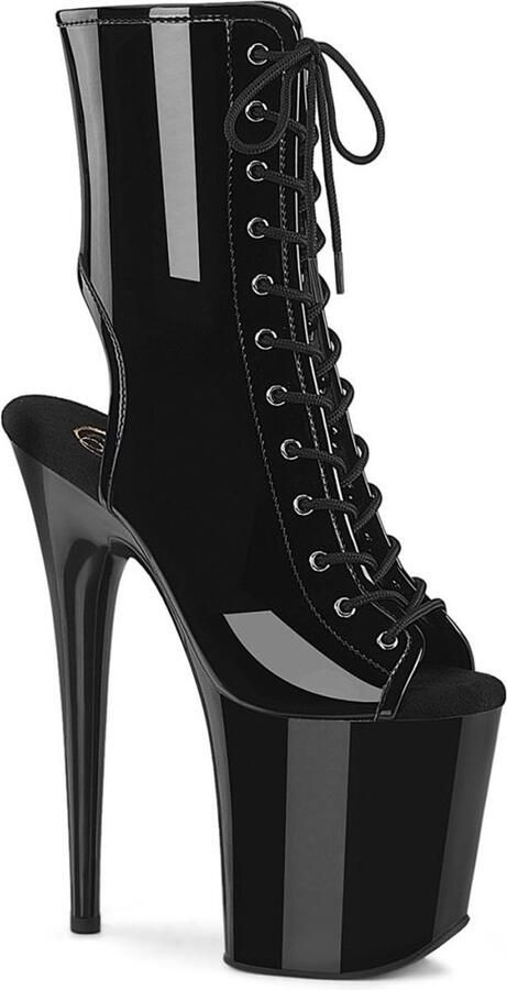 Pleaser FLAMINGO-1016 Plateau Laarzen 35 Shoes Zwart