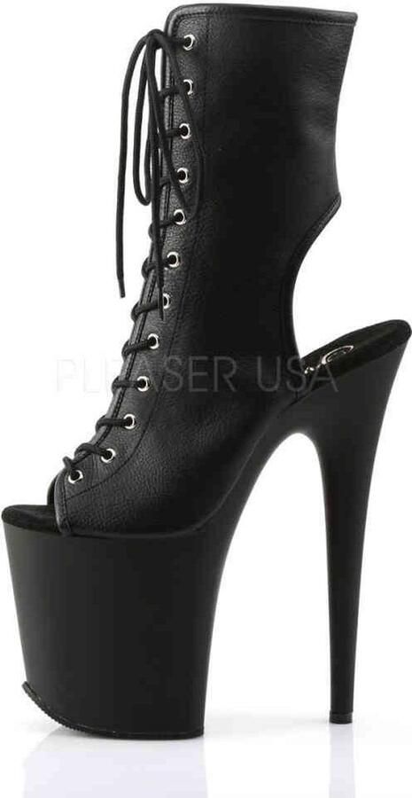 Pleaser Plateau Laarzen Paaldans schoenen 35 Shoes FLAMINGO 1016 Paaldans schoenen Zwart - Foto 2