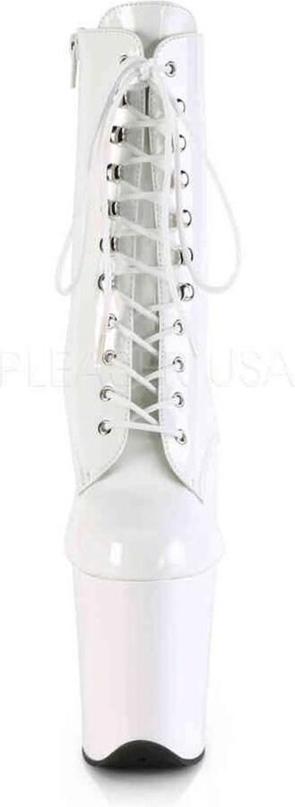 Pleaser Plateau Laarzen Paaldans schoenen 35 Shoes FLAMINGO 1020 Paaldans schoenen Wit - Foto 2