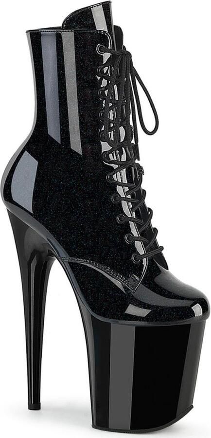 Pleaser FLAMINGO-1020BLG Plateau Laarzen 40 Shoes Zwart