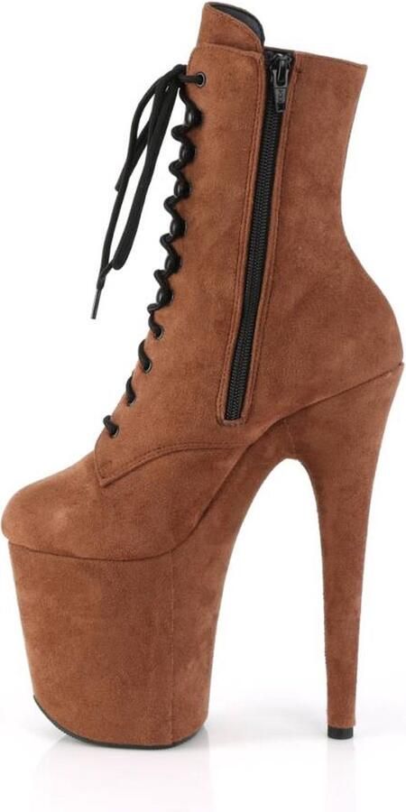 Pleaser Plateau Laarzen Paaldans schoenen 36 Shoes FLAMINGO 1020FS Bruin - Foto 2